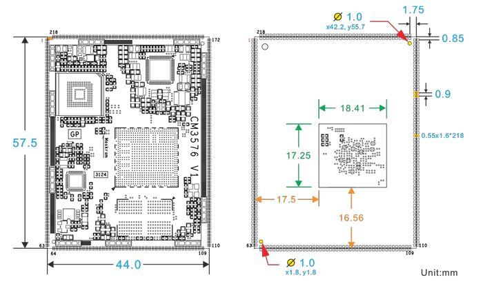 CM3576_PCB_Dimension