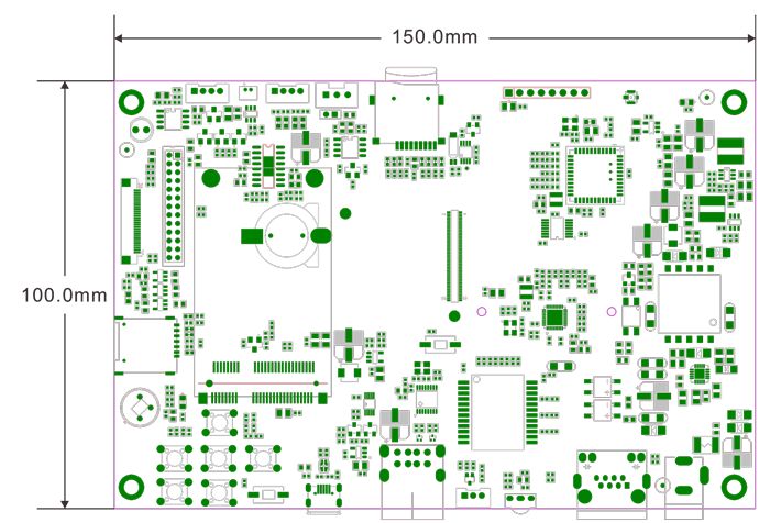 EM305X_PCB_dimension