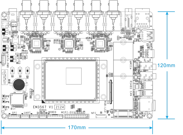 EM3576_PCB_dimension