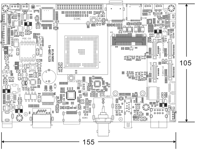 KIT1126B_PCB_dimension